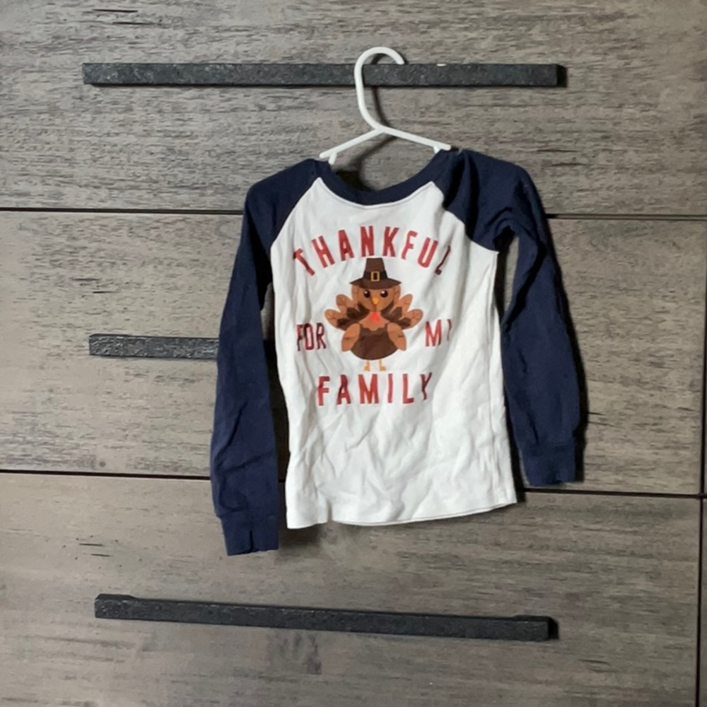 Boys thanksgiving long sleeve pajama set size 6k from the childrens place